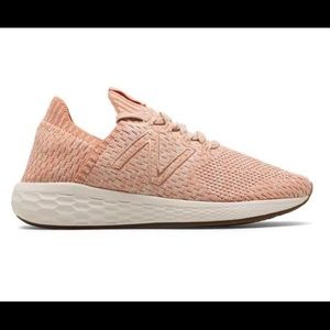 New Balance Fresh Foam Cruz SockFit, Phantom with Copper & Pink Mist